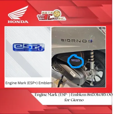 Genuine Engine Mark ESP + Sticker Emblem 86170K0RV00 for ADV160/PCX160/Airblade160/Click160/Giorno