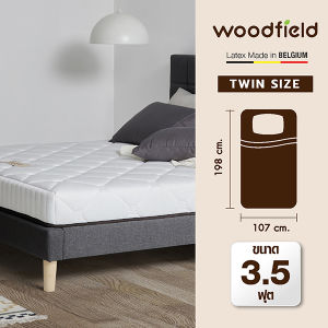 [ฟรี!ชุดผ้าปู] Woodfield ที่นอนยางพารา (สเปคนุ่มแน่น) รุ่น E-Hybrid I หนา 7 นิ้ว ส่งฟรี