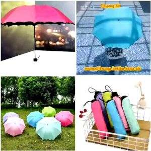 PAYUNG LIPAT 3 D PAYUNG CANTIK PAYUNG MULTI FUNGSI