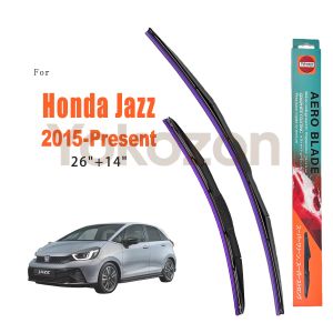 Front Windshield Wiper Blade For Honda Jazz 2015-UP (26"+14") 2PCS Front Wiper Cars Accessories