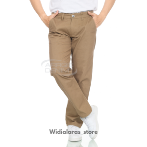 Chino Pants Reguler Fit Celana Pria Panjang Dewasa Warna Hitam Celana Formal Casual Twill Premium