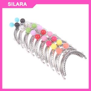 SILARA Candy Color Metal Purse Frame Kiss Clasp Purse Clasp Frame Bag Kiss Clasp Lock Purse Frame Bag Clasps Bag Frame Buckle
