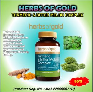 Herbs of Gold Turmeric & Bitter Melon Complex (90s)