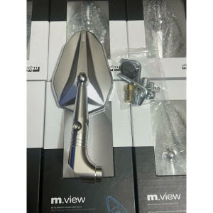 Mẩu V2 Kính-Gương chiếu hậu H2c Mẫu H-view V2 Nhôm cnc Kính trắng xịn (đạt tiêu chuẩn 168)