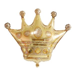 Bóng tráng nhôm vương miện nhỏ lebi cho tiệc sinh nhật cho bé và trang trí đám cưới