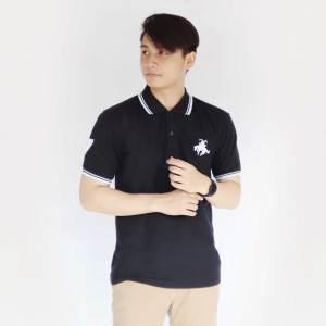 Noveli wear Kaos Kerah Pria Polo Shirt Distro Bordir Lengan Pendek Kasual
