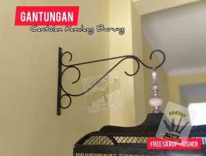 GANTUNGAN SANGKAR BURUNG /HIASAN DINDING GANTUNGAN TEMPEL DINDING / STANDING CANTOLAN SANGKAR BURUNG