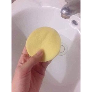 Gói 12 miếng Bông Nở - Bông nở rửa mặt bọt biển Chivey