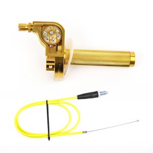 NEXASHOP 22mm CNC Aluminum Throttle Universal Quick Twist Twister Grips Handlebars M101.5 Motorcycle Rotary Throttle Dirt Bike