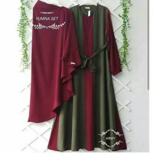 YUMNA SET HIJAB TERMASUK KERUDUNG || M / L / XL
