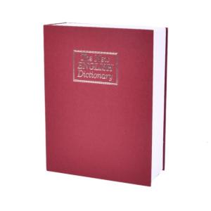 Mini Book Storage Organizers Dictionary Security Key Locker with Lock Jewellery Lock Box Money Safe Box