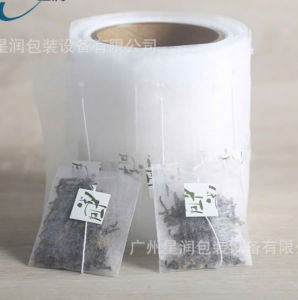 Roll of Corn Fiber Shrink Wrap Film for Tea Bags - Biodegradable Packaging Protector from UK