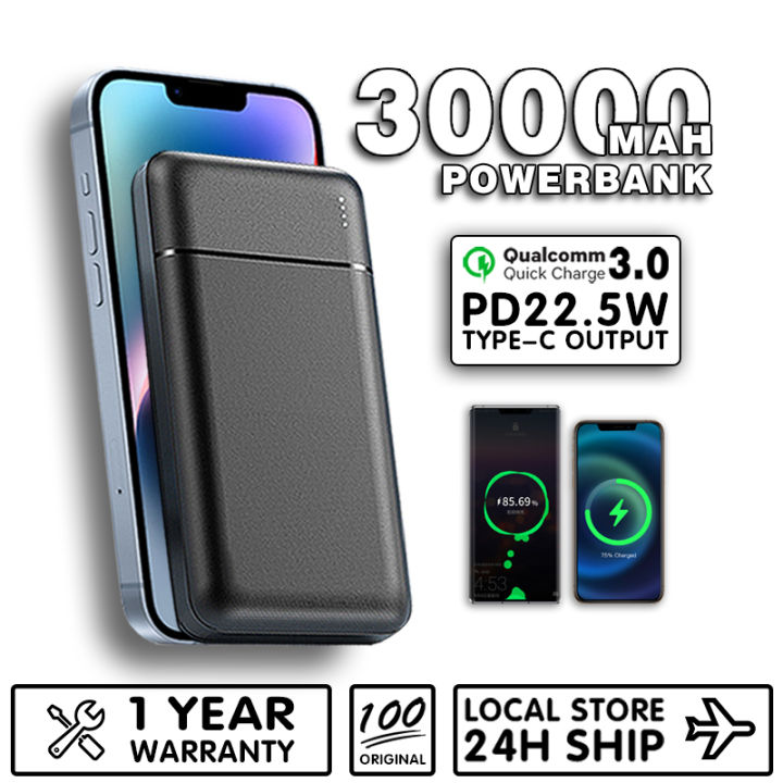 PowerBank 30000mah pd 22.5w Fast Charging Power Bank Lithium Ion