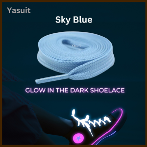 Yasuit Shoelace Double Layer Tali Kasut Shoe Lace Luminous Fluorescent Glow In The Dark Adult Colorful Good Quality Economy Ekonomi Ready Stock Malaysia Seller