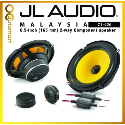 JL Audio C1 Series 2 Way Component Set Car Speaker C1-650 Spk 6.5-inch (165 mm) 2-Way Speakers System
