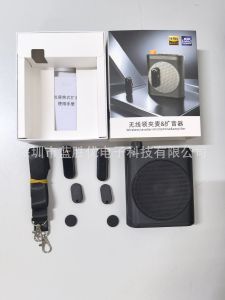 Wireless Lavalier Microphone for Teachers Lecture Microphone with High Volume Speaker