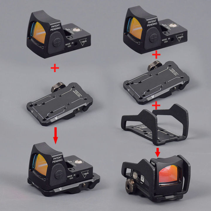 Vector Optics RDM-01 Glock Adapter Plate – Mount Docter/Vortex Venom Red Dot, Rear Sight Location