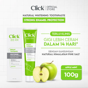 Click Natural Toothpaste Whitening + Strong Enamel Protection - Pasta Gigi Pemutih