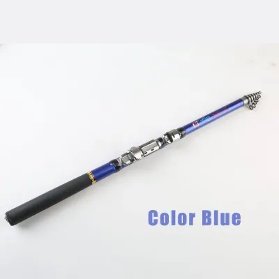 Telescopic Rock Fishing Rod Spinning fly Carp Feeder carbon fiber Pesca 2.1M 1.8M 1.5M Mini travel Rod Reel
