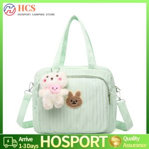 [NEW] Mommy Stroller Nappy Bag with Pendant Organizer Maternity Bag Cute Cartoon Multi-function Large Capacity Nylon Organizer Travel Bag