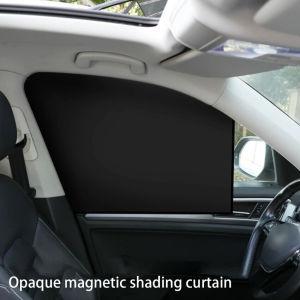 4pcs Magnetic Car Sun Shade UV Protection Car Curtain Car Window Sunshade Side Window Mesh Sun Visor Summer Protection Window Film [In Stock]