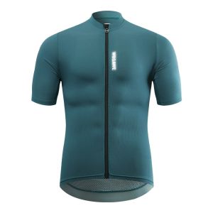 Wosawe Men Cycling Jersey Quick Dry Breathable Pocket Short Sleeve Sports Road MTB Bike Shirts