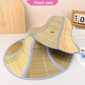 Flash Sale Chinese Bamboo Rattan Hats Retro Handmade Weave Straw Hat Tourism Rain Dance Props Cone Fishing Sunshade Fisherman Hat