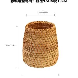 กล่องเก็บของ เนื้อสัมผัสที่เป็นเอกลักษณ์ ที่เก็บอุปกรณ์ชงชา ถังเก็บของ จัดแสดง ตกแต่ง การจับคู่เป็นศูนย์