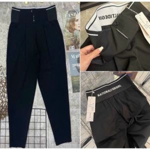 Quần Baggy Cạp Cao 8cm Vải Umi Loại 1 Dày Mịn Co Giãn Mặc Thoải Mái Mix Đồ Siêu Xinh-XMTĐ-mã 093