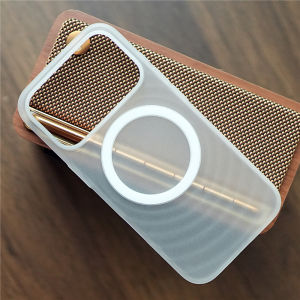Luxury 3D Ripple Texture Matte Hard PC Magnetic Case For iPhone 17Pro 16Pro 17Pro Max For Magsafe Ultrathin Protective Cover