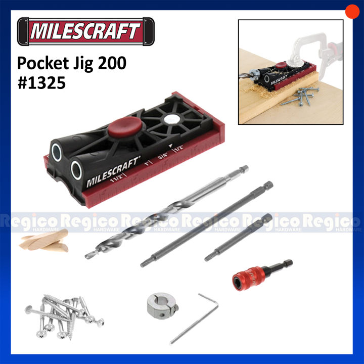 Milescraft Pocket Jig 200 Woodworking Tool (1325) (New design) Regico
