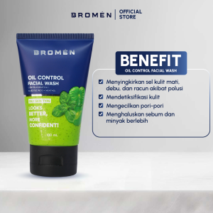 BROMEN Facial Wash - 100ml - Sabun Cuci Muka Pria