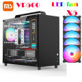 MS Sumtax Xun Titanium VP500 เคสคอมพิวเตอร์อลูมิเนียมอัลลอยด์แบบพกพามินิกล่องหลักด้านกระจกเมนบอร์ด m-atx โปร่งใส 迷你机箱. 