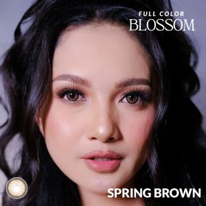 (Free Case) SOFTLENS FULL COLOR BLOSSOM NORMAL DAN MINUS 0.50 S/D -6.00