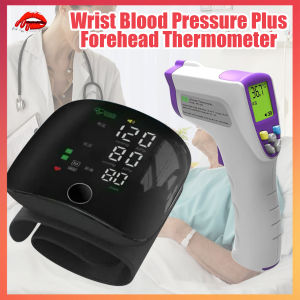 Forehead thermometer Plus Wrist Blood Pressure Monitor