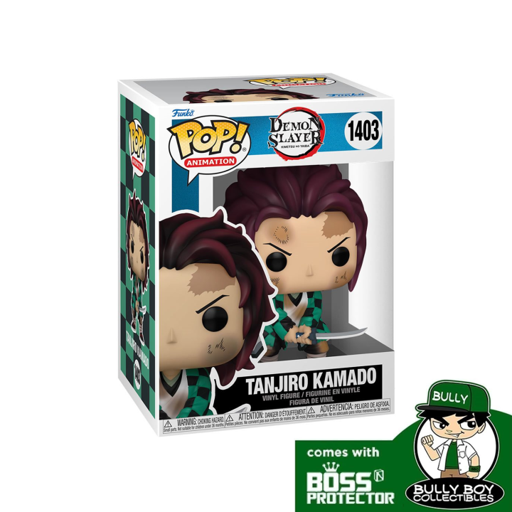 Funko POP! Animation: Demon Slayer - Tanjiro Kamado Training 1403 With ...