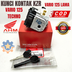 KUNCI KONTAK SET 3501A-KZR-B11 MOTOR HONDA VARIO 125 LAMA /TECHNO KUALITAS ORISINIL AHM ASLI KONCI