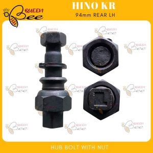 QUEENBEE 94mm Hino KR REAR HUB BOLT WITH NUT STUD WHEEL HUB DRUM RH/LH