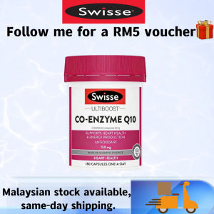 Swisse Co‑Enzyme Q10 150mg Dietary Supplement 180 Capsules Daily Nutritional Support For  Ready Stock Malaysia