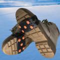【New Arrival】 5-Stud Climbing Crampons Anti Slip Mountaineering Cleats Unisex Boots Snow Cleats Walking Hiking Accessories. 