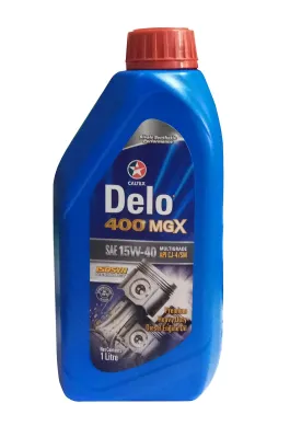 Caltex Delo 400 MGX Multigrade SAE 15W-40 1 Liter High Speed Engine Oil for Gas and Diesel Engines