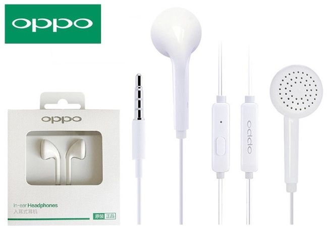 Oppo MH133 Earphone Original Oppo Handsfree Audio Headset Lazada