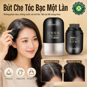 [Che Phủ Tóc Bạc Tức Thì] Bút Che Phủ Tóc Bạc Dùng Một Lần / Bút Che Phủ Tóc Bạc Không Dính / Chống Thấm Nước Và Mồ Hôi / Thuốc Nhuộm Tóc Tạm Thời / Dễ Gội Sạch / Nhuộm Màu Nhanh Chóng