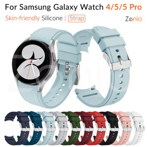Zenia Thay Thế Thân Thiện Với Da 20Mm Dây Đeo Đồng Hồ Silicon Chính Hãng Dành Cho Đồng Hồ Samsung Galaxy Watch 3 4 5 Pro Classic LTE Bluetooth 40mm 41mm 42mm 44mm 45mm 46mm Watch4 Watch3 Watch5 Vòng Đeo Tay Đồng Hồ Thông Minh Thể Thao