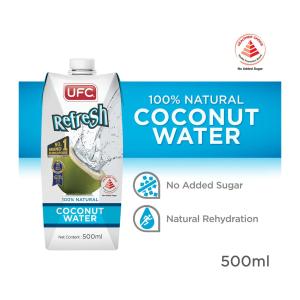 UFC Refresh 100 Percent Natural Coconut Water 500ML