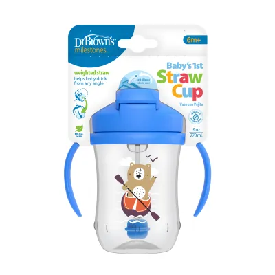 Dr. Brown’s™ Milestones™ Baby’s First Straw Cup 9oz/270ml