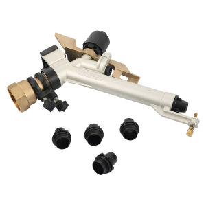 Garden Irrigation 1.5" Female Thread Long Distance Sprinkler nozzle with 4pc Nozzle Garden Irrigation 1.5 Inch Female Thread Long Spray Distance Sprinkler With 4pcs Nozzles Head Big Covering Range Watering nozzle