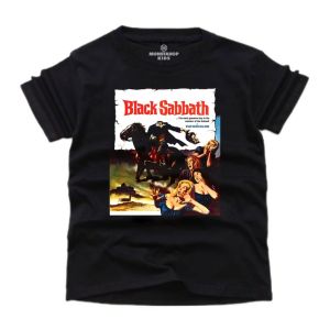 ( Kaos Anak ) Monstahopkids Kaos Anak Laki-Laki Perempuan Motif MUSIK BAND BLACK SABBATH Bahan 24s