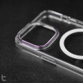 Ốp Lưng Trong Suốt IPHONE 15 Pro/ 15 Pro Max WIWU Viền Camera Màu, Chống Sốc, Mặt Lưng Chống Ố Vàng, Hỗ Trợ Không Dây. 