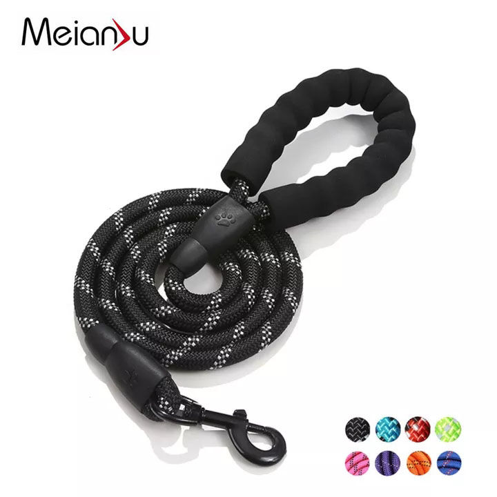 Meianju FT Dog Leash, Rope Leash with Comfortable Padded